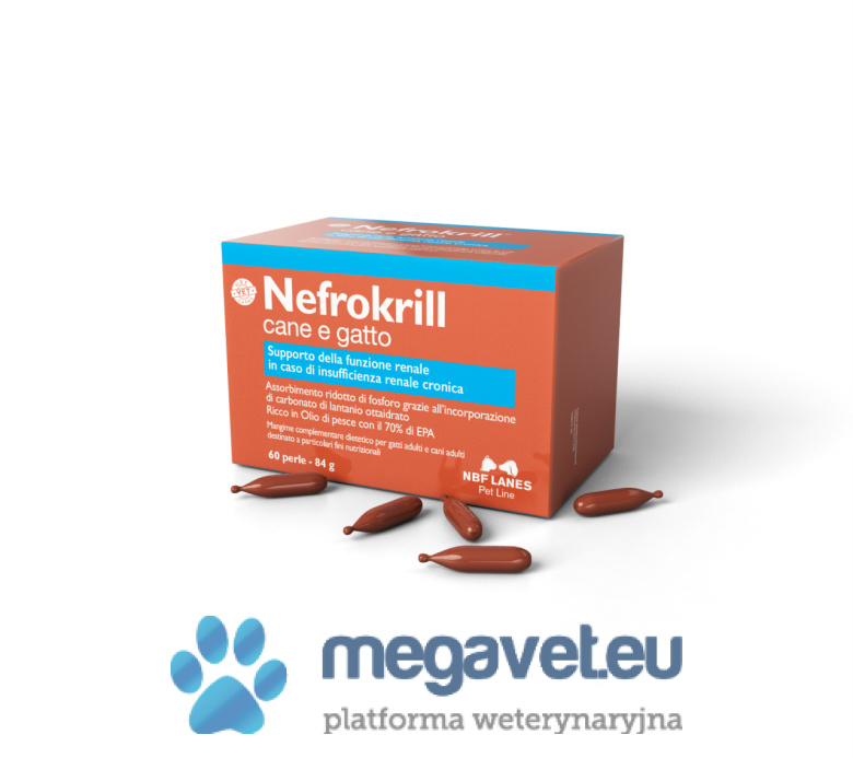 Nefrokrill 30 60 kapsułek ILV Katalog Firm MEGAVET iloVet